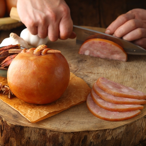 真不同东北特产风味小肚500g熏火腿肠肉肚真空开袋即食熟食卤味