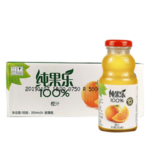 纯果乐 tropicana橙汁 果汁 250ml*24瓶百事出品同款都乐
