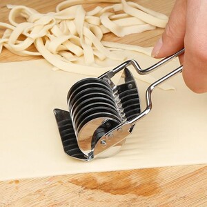 切凉皮神器切面刀手压式 手动凉皮切刀器滚刀轮刀切面不锈钢神器