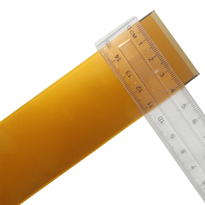 FPC排线黄色0.5间距80/68/65/64/60/54/50/40p芯液晶屏导航黄色线