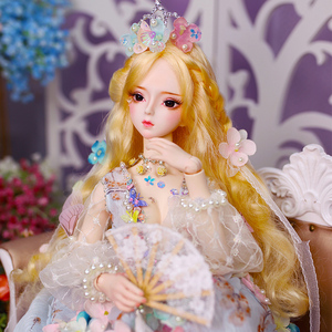 梦童话娃娃60cm3分女娃德必胜2018年高定雪莉儿弗罗伦斯bjd娃娃