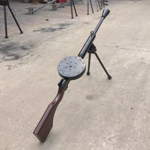 木质捷格加廖夫轻机枪dp-28机枪dpm轻机枪模型影视道具大盘机枪