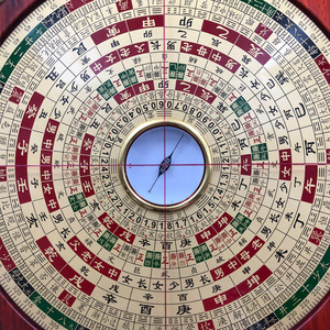 500人付款淘宝胡一鸣理气罗盘风水盘高精度专业罗经仪指南针八寸随身