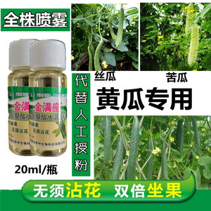 黄瓜沾花药授粉坐果精增瓜灵丝瓜点花药苦瓜拉直灵蘸花药保花坐果
