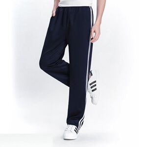 cm170cm初中学生夏款弹力长裤子牛仔裤男装青少年潮黑震晨百货店