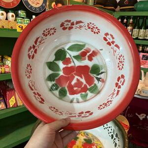 90年代搪瓷盆洗脸盆脸盆农村怀旧老物件收藏影视电影道具80年代