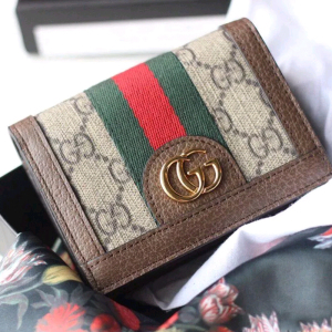 奢侈品代购古琦gucci钱包女短款樱桃古驰酷奇小蜜蜂