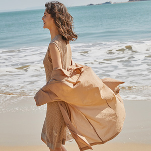 flora&ailey芙罗拉防晒服夏季中长款风衣宽松外套爆款透气211810