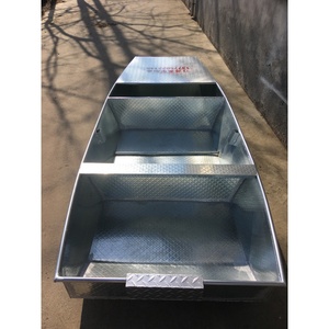 加厚镀锌铁皮钓鱼船渔船养殖打鱼铁船小船撒网游艇可配推进器