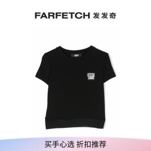 DKNY童装标贴短袖T恤FARFETCH发发奇