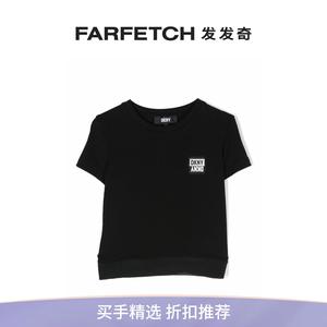 DKNY童装标贴短袖T恤FARFETCH发发奇