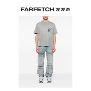 Represent男士R3CA 中腰直筒牛仔裤FARFETCH发发奇