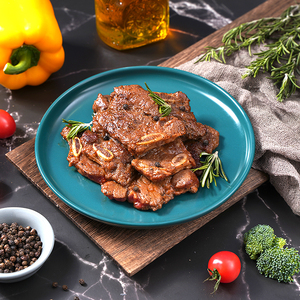 味知香黑椒牛仔骨350g半成品带骨牛排新鲜冷冻食材牛肋排