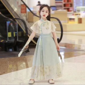 儿童马面群套装女童汉服夏季复古中国风明制汉元素古装新中式国风