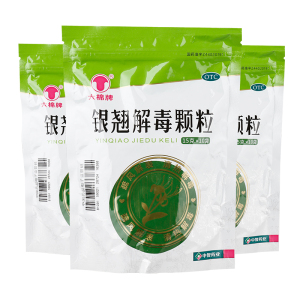 六棉牌 银翘解毒颗粒 15g*10袋风热感冒冲剂喉咙痛发热