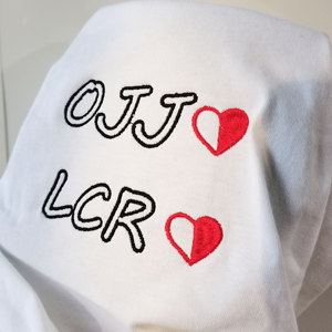 情侣装t恤刺绣短袖diy百家姓氏班服定制logo字母送男友夏