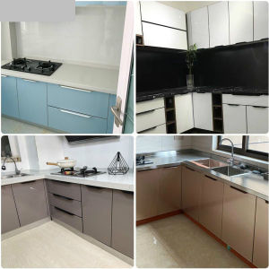 000人付款淘宝橱柜门定做钢化玻璃晶钢门厨房吊柜彩晶金刚门灶台门