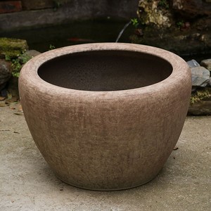 瓦缸陶土老式养鱼