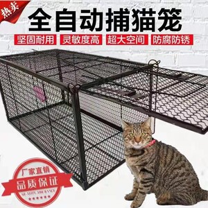 捕猫神器诱饵野猫捕抓器捉抓打老鼠机克星网耗子野猫流浪逮猫笼