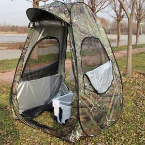 速开防雨免搭建钓鱼帐篷冬季双层防风保暖单人钓鱼棚自动垂钓装备
