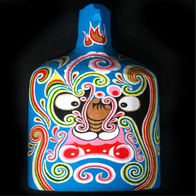 纯手绘新款马勺脸谱摆件传统民间特色手工艺品送老外中国风出国