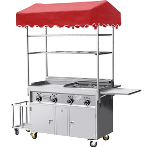 小吃车推车炸土豆