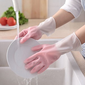 孕妇月子防寒厨房橡胶保暖乳胶洗衣服防水家务手套产妇洗碗手套女