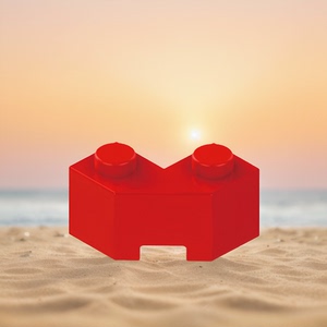 87620积木2×2斜角多面砖小颗粒零件MOC拼装拼插玩具DIY兼容乐高