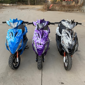 二手鬼火摩托车整车雅马哈蓝幽灵125cc白幽灵紫幽灵改装鲨鱼踏板