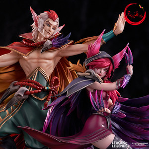 无忧通贩 hobbymax 英雄联盟 lol 幻翎洛 逆羽霞 1/7 手办 预定