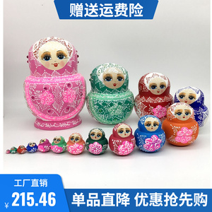 套娃俄罗斯100层15层男孩7层网红玩具10层中国风正版5层儿童礼物