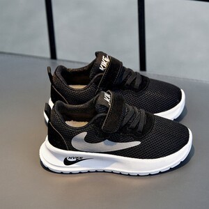 耐克男童鞋新款春秋儿童运动鞋女童网面透气中大童网鞋潮夏季镂空