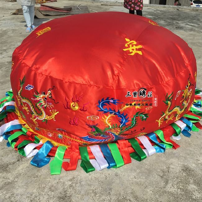 佛教用品传统彩色红罗伞/宗教祭祀伞/古装万民伞/影视道具伞