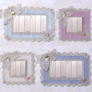 插座保护套开关装饰贴欧式