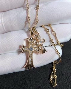 克罗心项链童军花