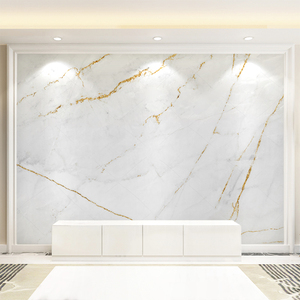 金丝仿大理石纹壁纸轻奢高档墙布客厅电视背景墙沙发装饰壁布壁画