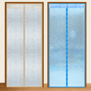 透明窗帘塑料自吸门