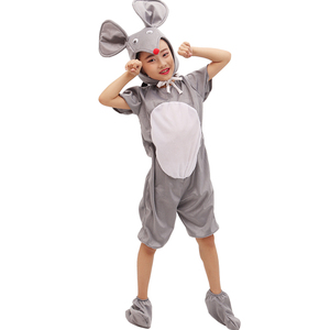 儿童小老鼠表演服装小猫动物服田鼠演出服装幼儿园猫捉老鼠卡通服