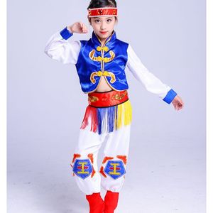 六一儿童蒙古演出服男女童蒙族舞蹈筷子舞表演服装驯马舞动的旋律