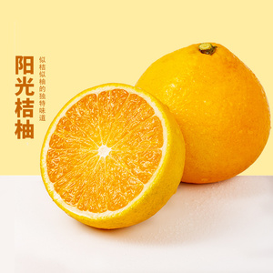 2021新品阳光1号桔柚 新鲜四川无籽无核纯甜柑橘橙子柚子口感桔子