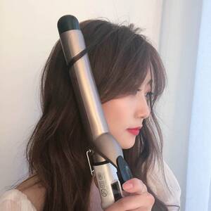 卷发棒卷八字刘海