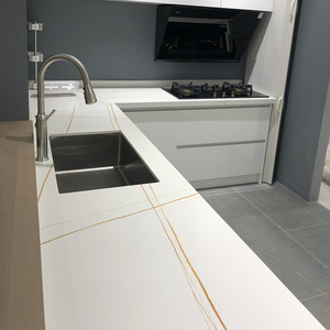 岩板台面定制人造石英石进口板材橱柜面板灶台吧台厨房大理石台面