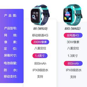 360儿童 电话手表se5 续航提升 防丢防水gps定位 智能手表8x 电话