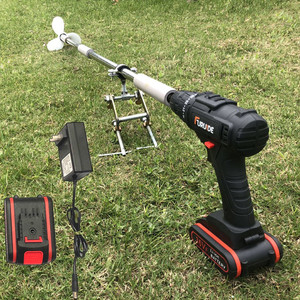 橡皮艇船桨皮划艇电推手持螺旋桨推进器船外机挂机锂电池电钻划桨