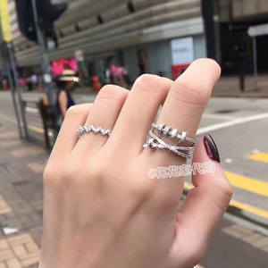 香港代购apm戒指时来运转戒小众银饰戒指闺蜜女友情人节七夕礼