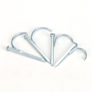 ppr水管方钩钉卡码钉管勾钉25 32四分六分1寸20管卡线管卡扣钢钉