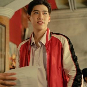 pp同款棒球服夹克外套以你的心诠释我的爱bkpp欧儿同款红衣服