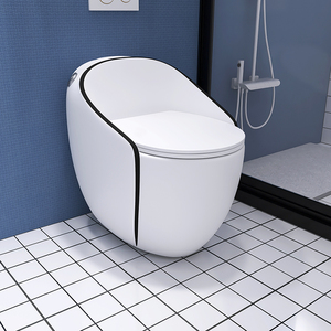 嘉柏曼个性创意马桶虹吸式家用设计师鸡蛋小户型普通坐便器蛋形