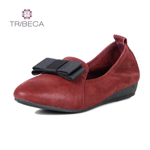 tribeca/翠贝卡7x12568s 新款牛皮小坡跟女单鞋 浅口女鞋