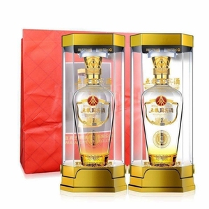 宜宾五粮液股份五粮国宾酒珍酿52度浓香型白酒500ml*6瓶礼盒整箱